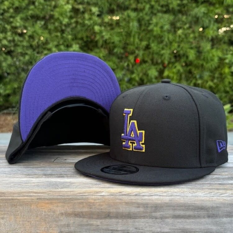 New Era LA Dodgers Black Purple-Gold 950