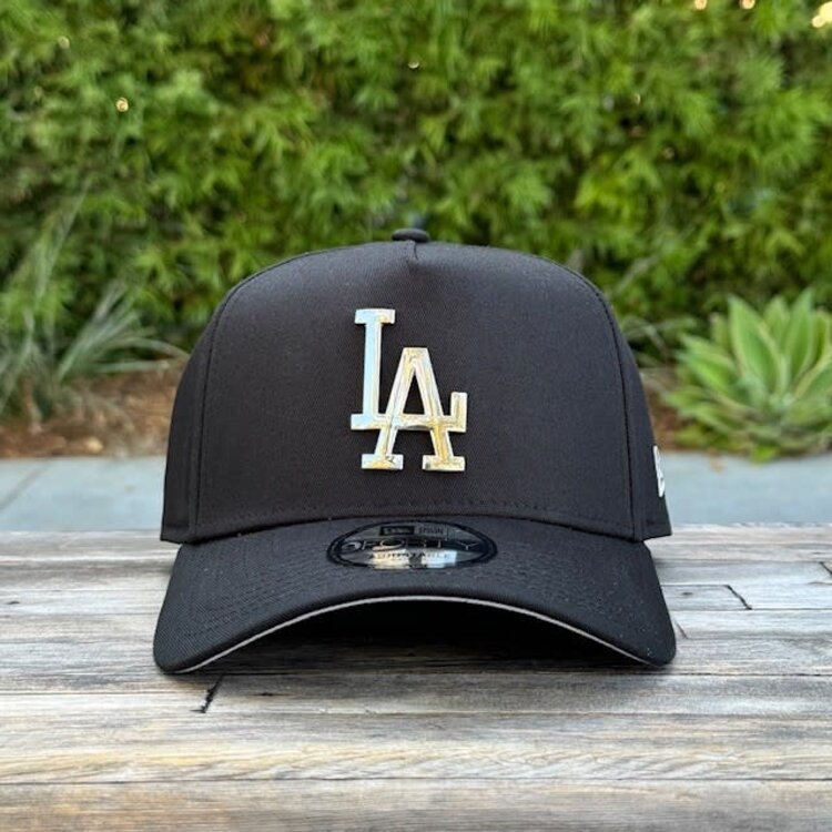 New Era LA Black Silver Metal Logo 940 A-Frame