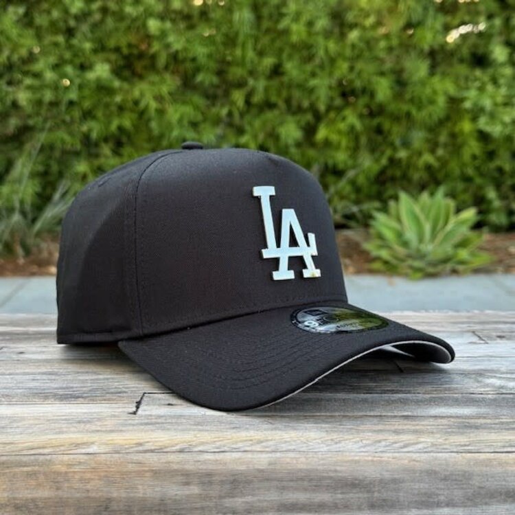 New Era LA Black Silver Metal Logo 940 A-Frame