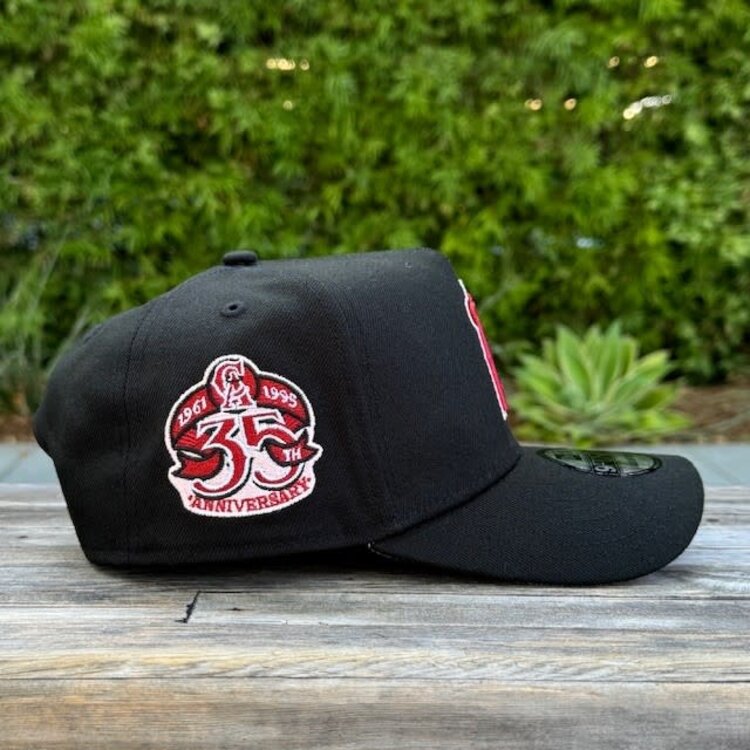 New Era Angels 35th Anniv Black Pink Outline Pink UV 940 A-Frame