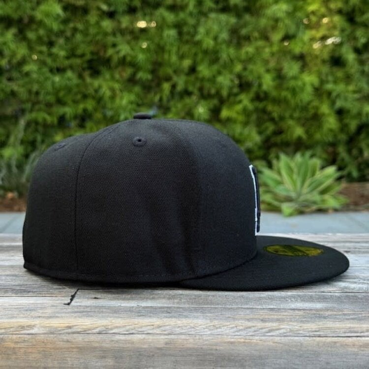New Era LA Dodgers Black Black-White