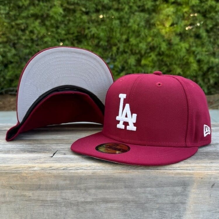 New Era LA Cardinal White Gray UV