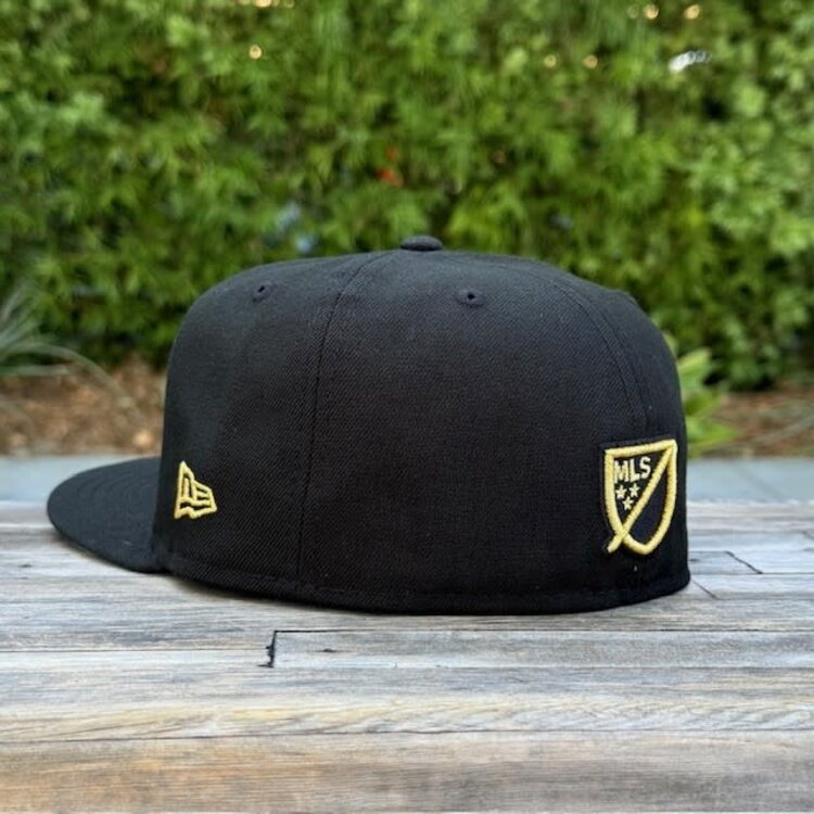 New Era LAFC Black Team Metallic Gold Logo