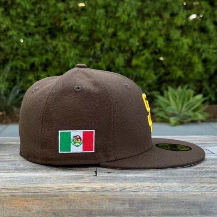 New Era SD Padres Game Brown Mexico Flag SP Fitted