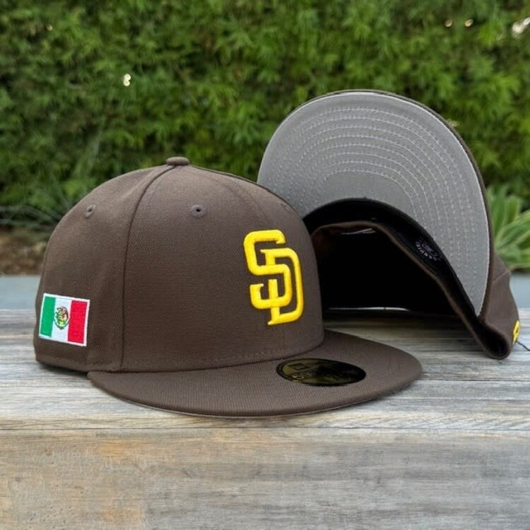 New Era SD Padres Game Brown Mexico Flag SP Fitted