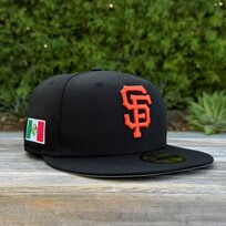 New Era SF Giants Black Mexico Flag SP Fitted