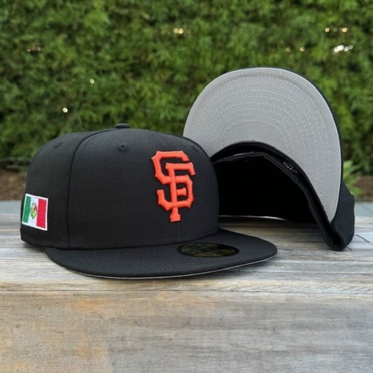 New Era SF Giants Black Mexico Flag SP Fitted