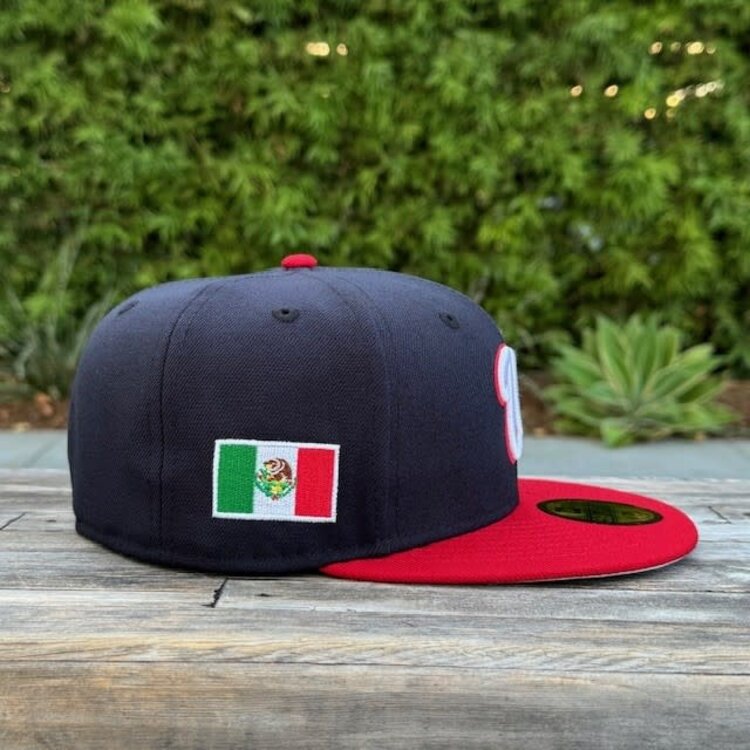 New Era Washington Navy/Red Mexico Flag SP Fitted