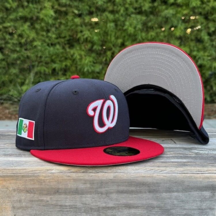 New Era Washington Navy/Red Mexico Flag SP Fitted