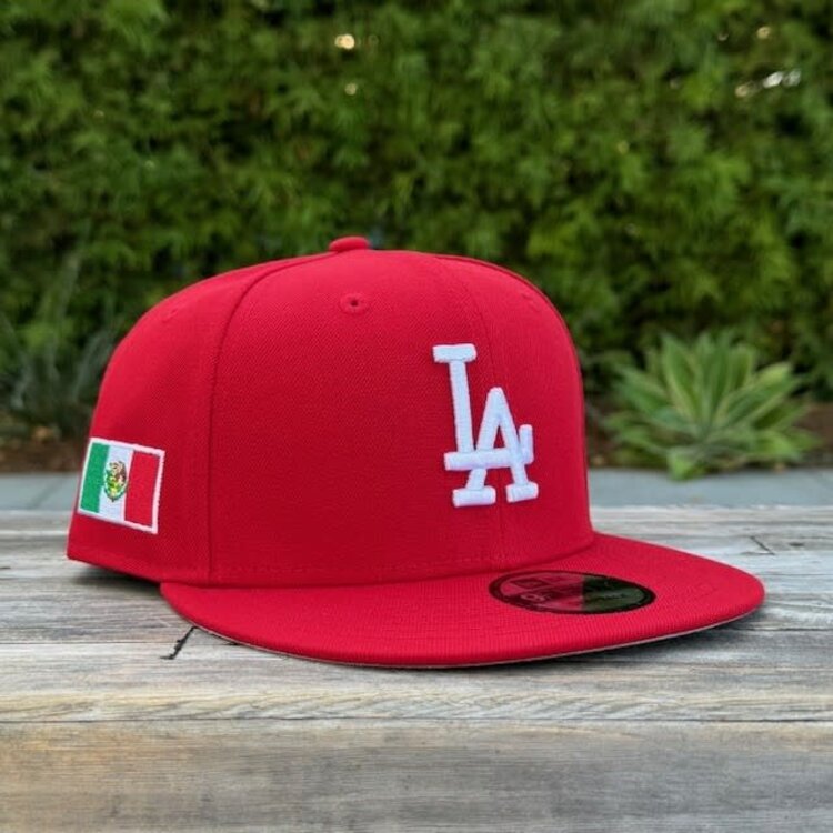 New Era LA Red Mexico Flag Side Patch 950