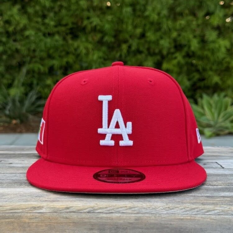 New Era LA Red Mexico Flag Side Patch 950