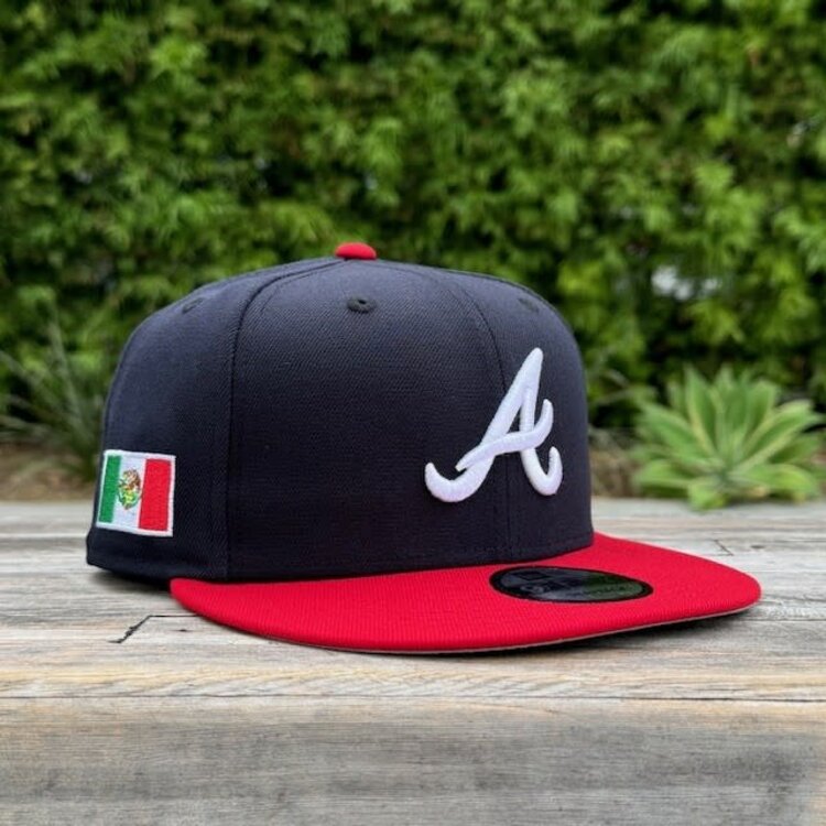 New Era Atlanta Navy/Red Mexico Flag Side Patch 950