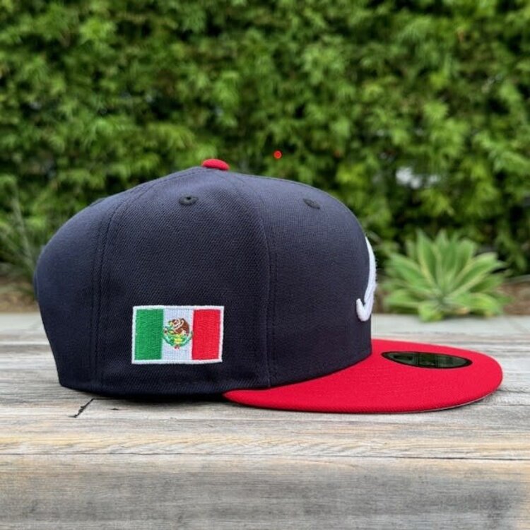 New Era Atlanta Navy/Red Mexico Flag Side Patch 950
