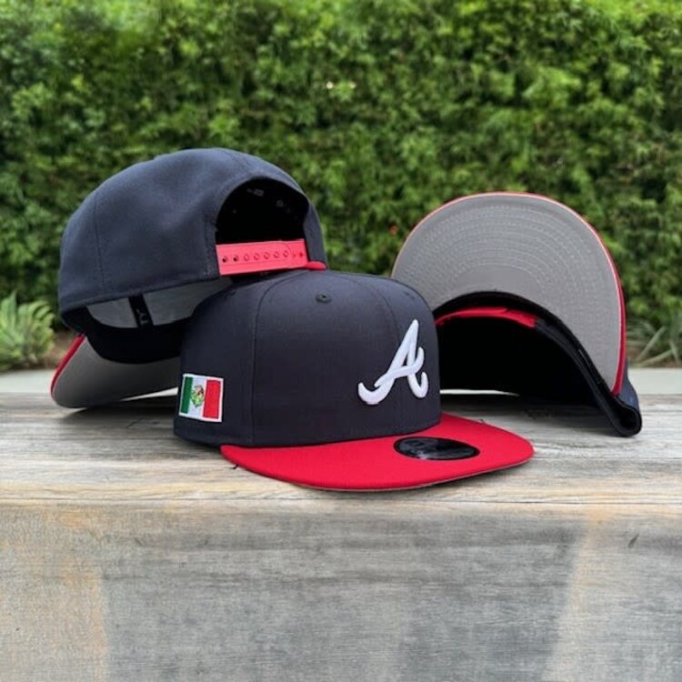 New Era Atlanta Navy/Red Mexico Flag Side Patch 950