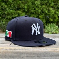 New Era NY Navy Mexico Flag Side Patch 950