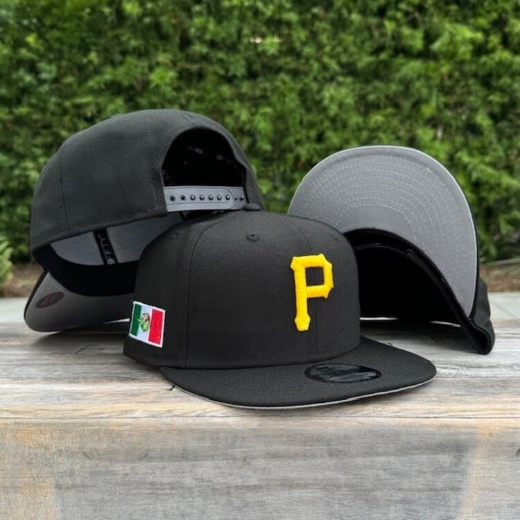 New Era Pirates Black Mexico Flag Side Patch 950