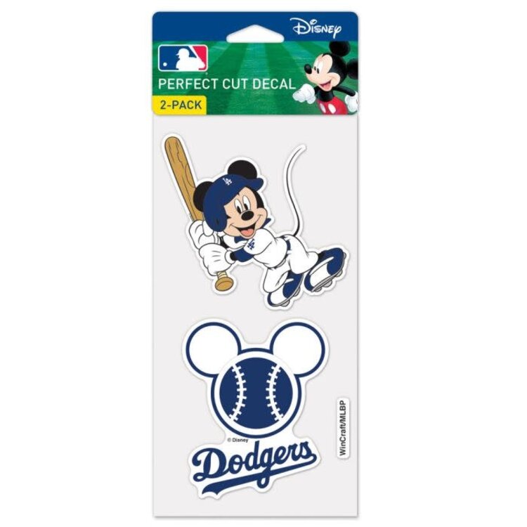 Wincraft Disney Mickey Mouse 2-Pack 4x8 Decal