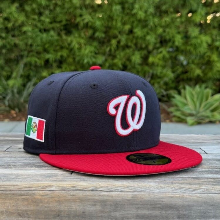 New Era Washington Navy/Red Mexico Flag SP Fitted
