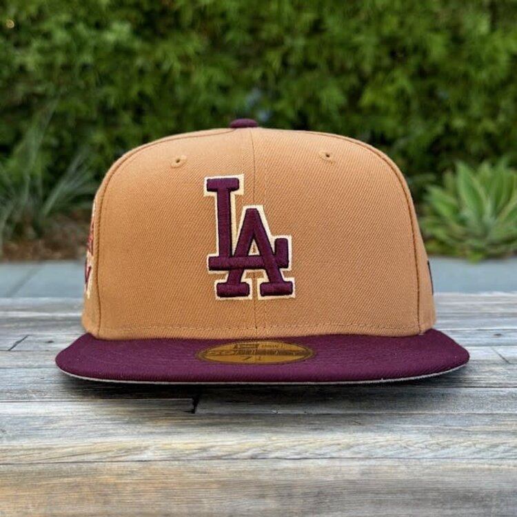 New Era LA Dodgers Bronze/Maroon 50th Anniv 5950 Fitted
