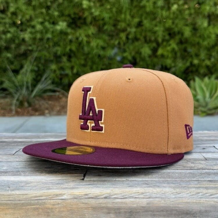 New Era LA Dodgers Bronze/Maroon 50th Anniv 5950 Fitted