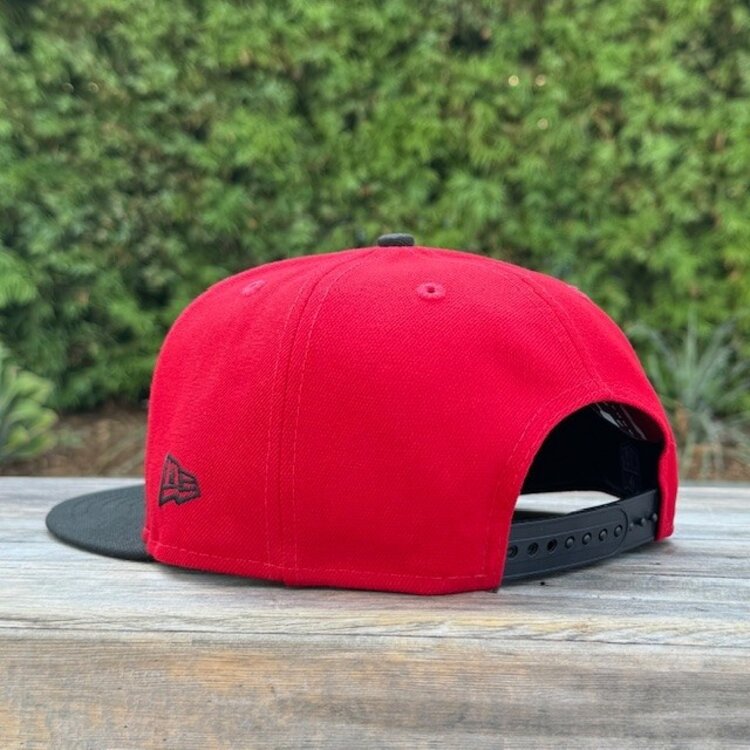 New Era Raiders Red/Black Black Metal Logo 60th Anniv 950 Snapback