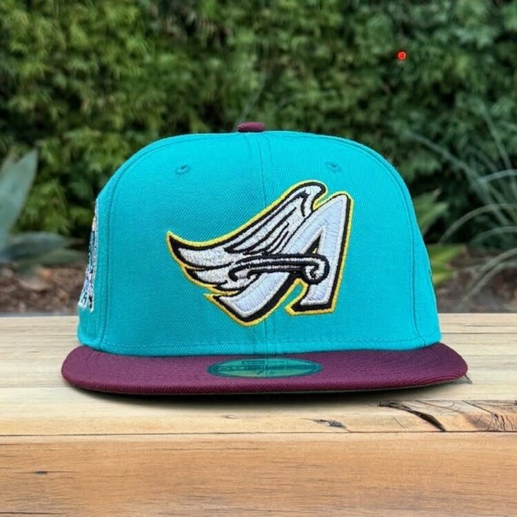New Era Dead Stock - Angels Wings Teal/Maroon 50th Green UV