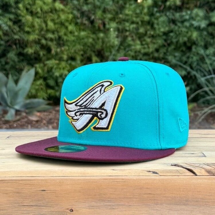 New Era Dead Stock - Angels Wings Teal/Maroon 50th Green UV