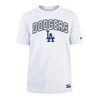 New Era Dodgers Men's NE Block + LA White SS Tee