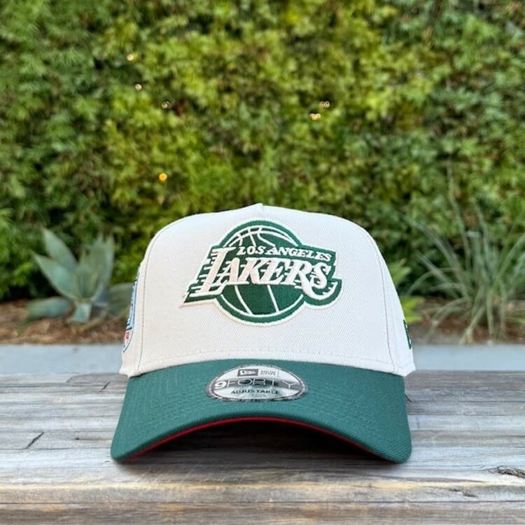 New Era Lakers Stone/Dark Green Crest SP Red UV 940 A-Frame