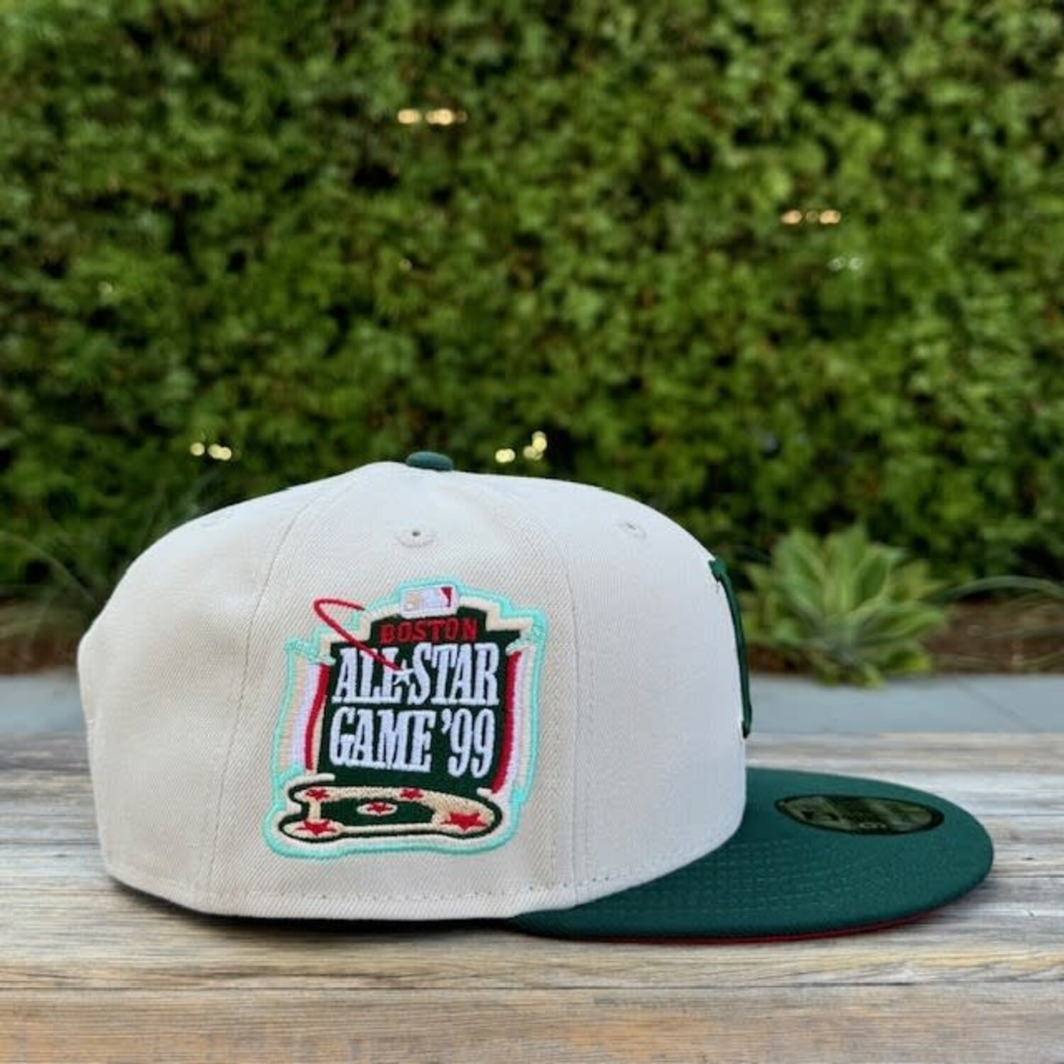 Boston Stone/Dark Green 1999 ASG Red UV 950 Snapback - The Locker