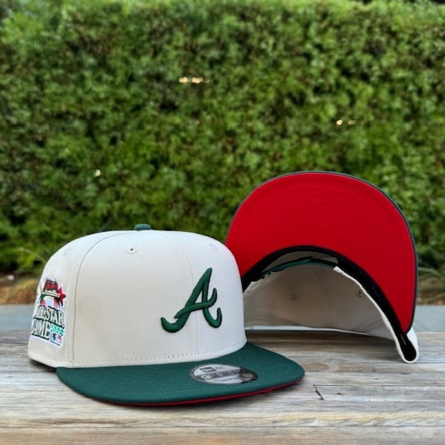 Casquette Snapback Vintage ATLANTA BRAVES Années 90 - Style Diamant - Neuf Avec étiquettes
