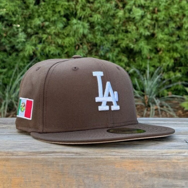 New Era LA Brown Mexico Flag Tan UV