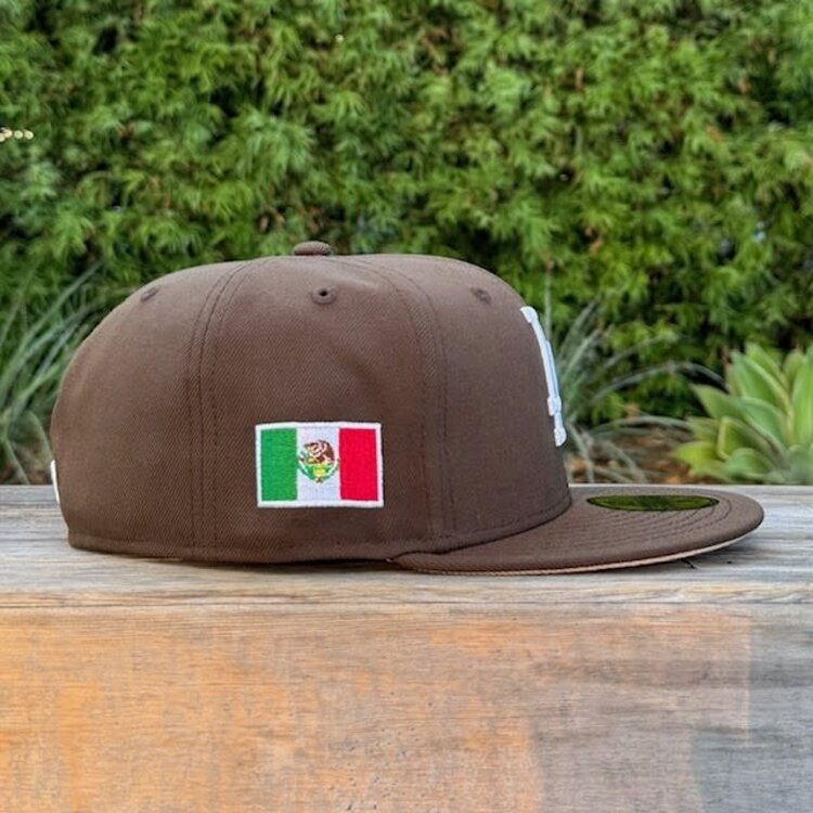 New Era LA Brown Mexico Flag Tan UV