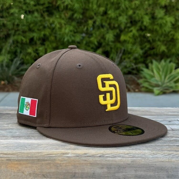 New Era SD Padres Game Brown Mexico Flag SP Fitted