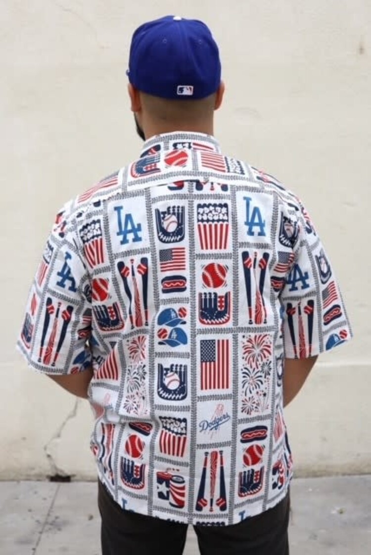 Reyn Spooner LA Dodgers Reyn Spooner Americana Button-Up