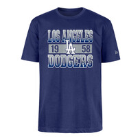 New Era Los Angeels Dodgers Men's NE Block + 1958 Royal SS Tee