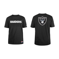 New Era Raiders Men's NE Block BW SS Tee