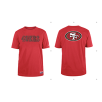 New Era 49ers Men's NE Wordmark Red SS Tee