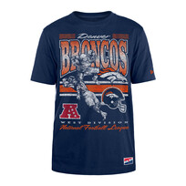 New Era Broncos Men's NE Retro NFL Player Navy SS Tee