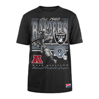 New Era Raiders Men's NE Retro NFL Player Black SS Tee