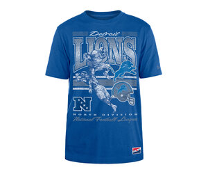 Lions Men's NE Retro NFL Player Royal SS Tee - The Locker Room of