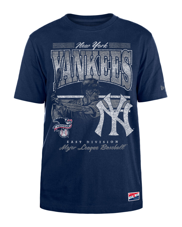 New Era Yankees Men's NE Retro MLB Player Navy SS Tee XL