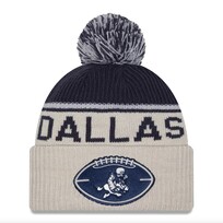 New Era Cowboys NE 24 Sideline Historic TB Sport Knit Stone