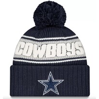 New Era Cowboys NE 24 Sideline Sport Knit Navy