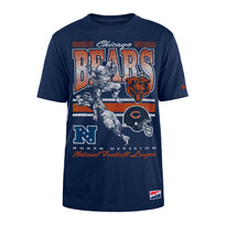 New Era Bears Men's NE Retro NFL Player Navy SS Tee