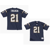 Mitchell and Ness Chargers Men's M&N 2006 LaDainian Tomlinson #21 Jersey Navy