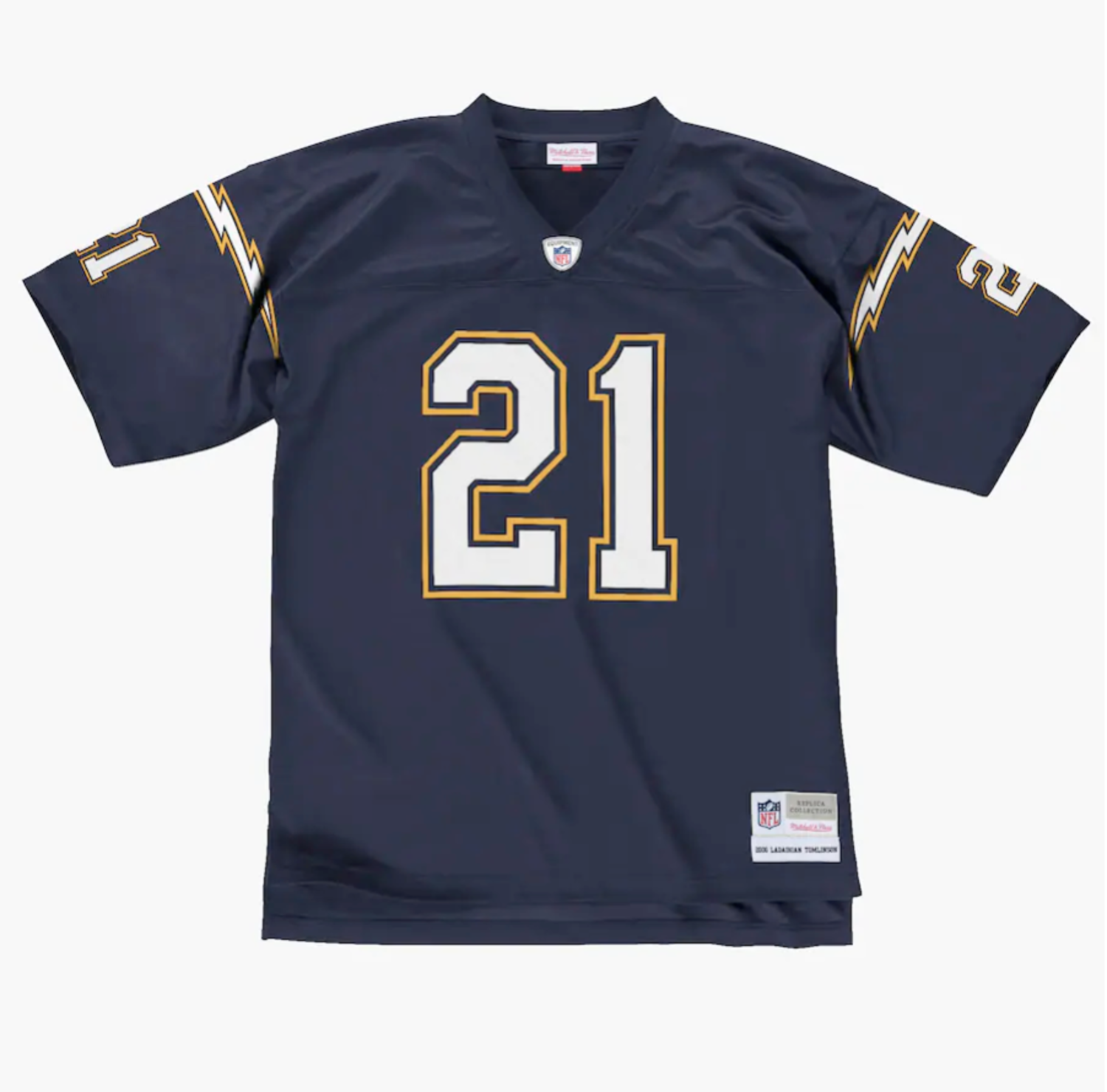 Chargers Men's M&N 2006 LaDainian Tomlinson #21 Jersey Navy - The