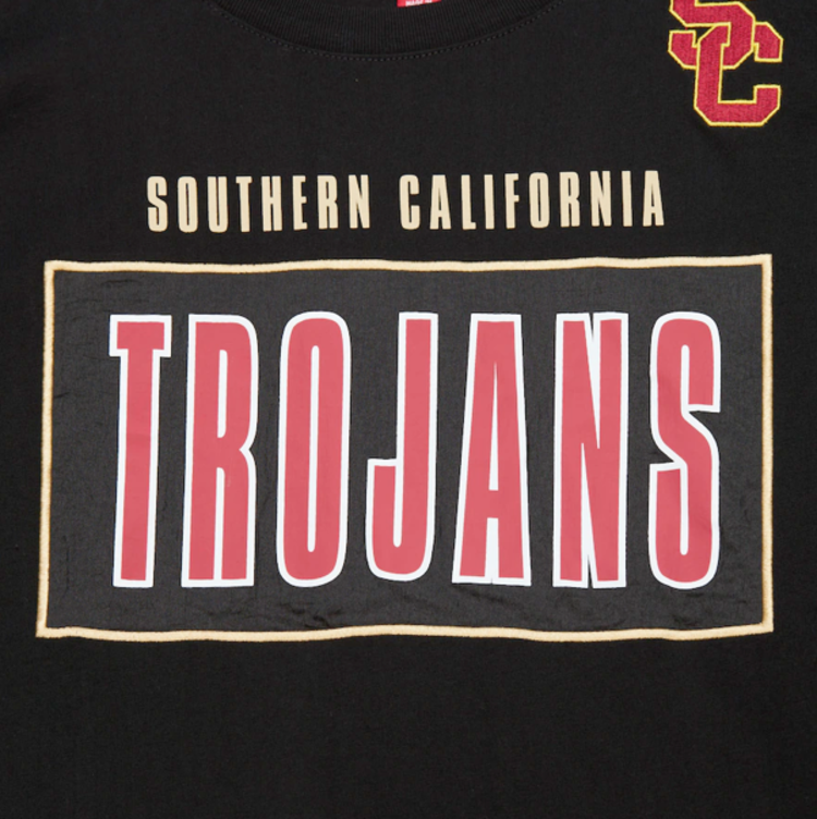 Mitchell and Ness USC Trojans M&N Team Origins 2.0 Premium T-Shirt
