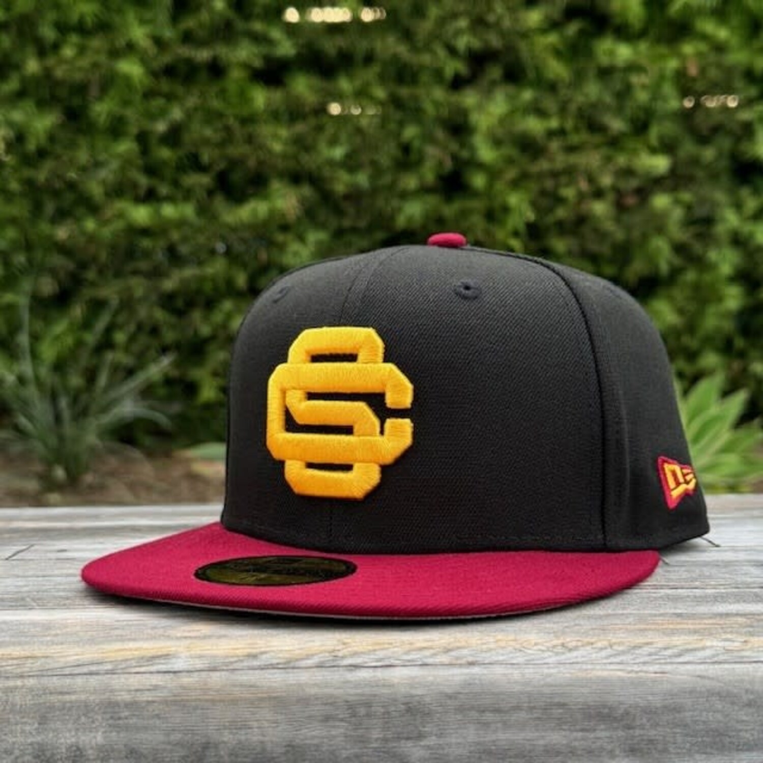 Embellished Black Cap with Gold and Red Accents 61Fum91aeHL._AC_UY1000_.jpg main image 2