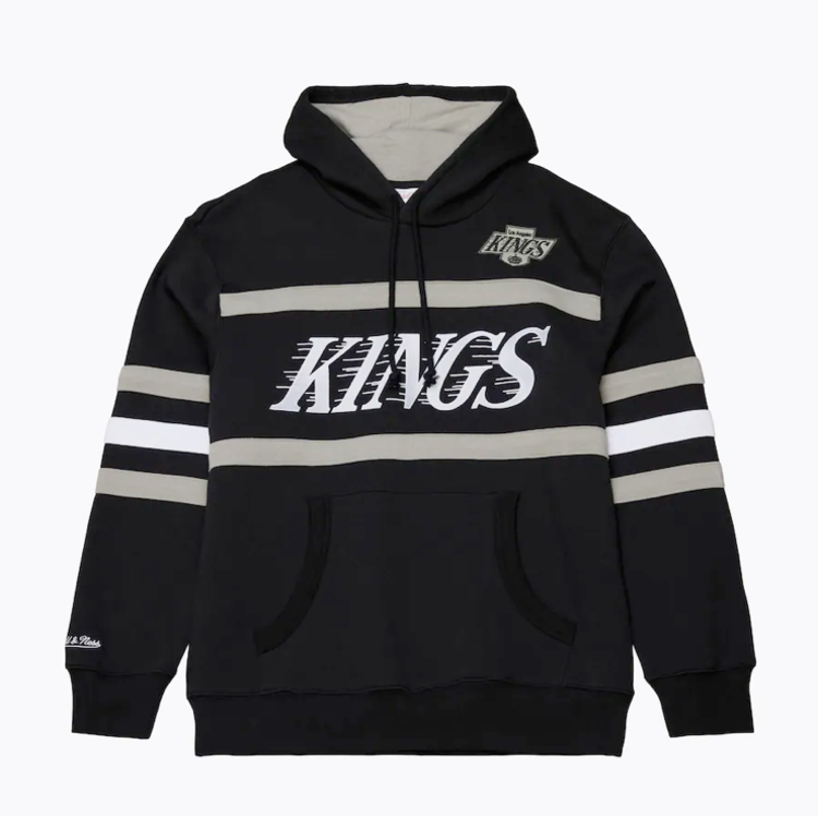 Mitchell and Ness LA Kings M&N Men's Head Coach Hoodie Vintage Logo